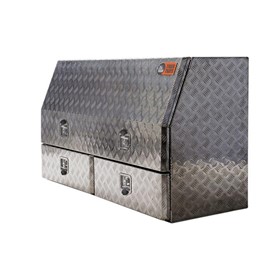 Aluminium Tool Boxes Full Door – 2 Drawers