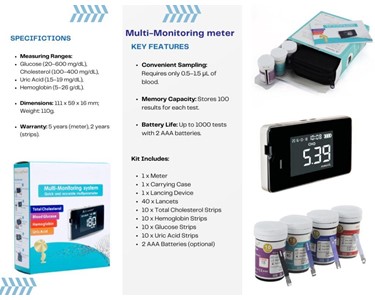 APS Technology Australia - Multi-parameter Blood Monitor