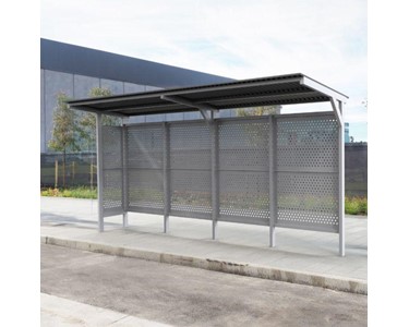 Bus Shelter | Double Size (4.8m) - In-Ground