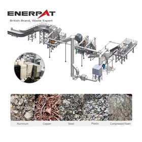E-Waste Shredding and Sorting System for Metal Recovery
