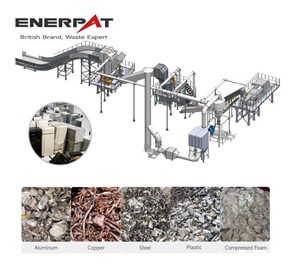 E-Waste Shredding and Sorting System for Metal Recovery