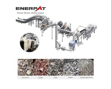 Enerpat - E-Waste Shredding and Sorting System for Metal Recovery