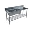 Britex - BenchTech Double Sink Benches - Left Hand Side