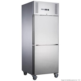 FED-X Stainless Steel Half Door Upright Fridge,