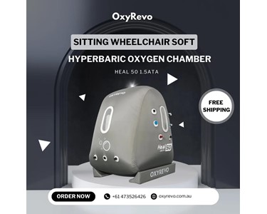 OxyRevo - OxyRevo Heal 50 1.5 ATA Sitting Wheelchair Hyperbaric Oxygen Chamber