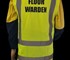 Proactive Group Australia - Zip Up Warden Vest - Yellow Floor Warden