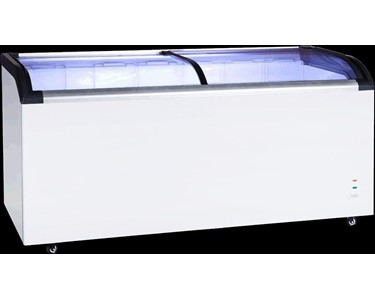 Jono Refrigeration - Commercial Two Sliding Door Display Chest Freezer - CF545G