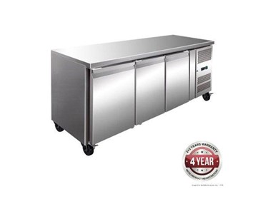FED - GN3100BT Tropicalised 3 Doors Gastronorm Underbench Freezer