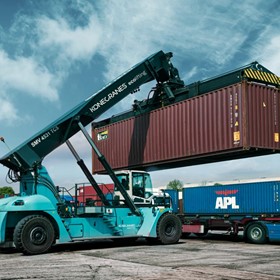 Container Reach Stacker | Flow Drive Technology for Reach Stackers