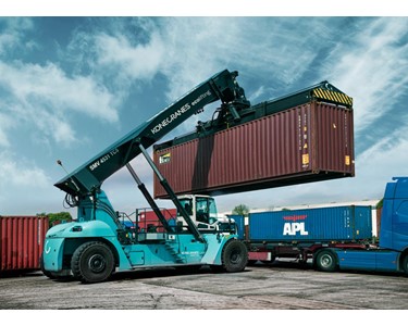 Konecranes - Container Reach Stacker | Flow Drive Technology