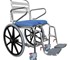 KCare - Self Propelled Shower Commode with Swing-Up Arms & Swingaway Footrest