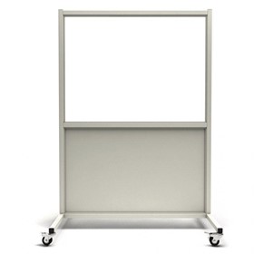 Mobile Leaded Barrier With 120cm W X 75cm H Window